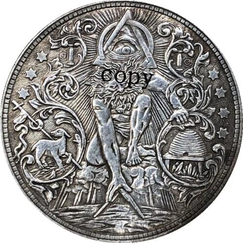 Hobo Nickel USA Morgan Dollar COIN COPY Type 243