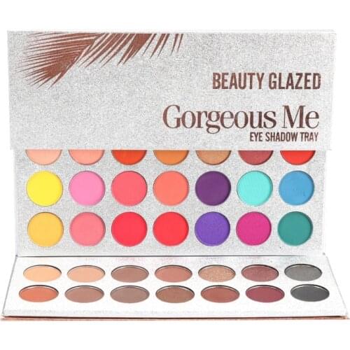 Beauty Glazed 1pc 63 Color Eyeshadow Palette Glitter Makeup Matte Eye Shadow Makeup Maquillage Paleta De Sombra Maquiagem