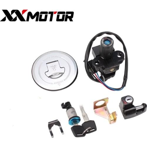 Motorcycle Ignition Switch Gas Cap Cover Key Lock Set For Honda Hornet 250 VTR VTR250 CB600F 599 1998-2002 99-01 Hornet250 CB250
