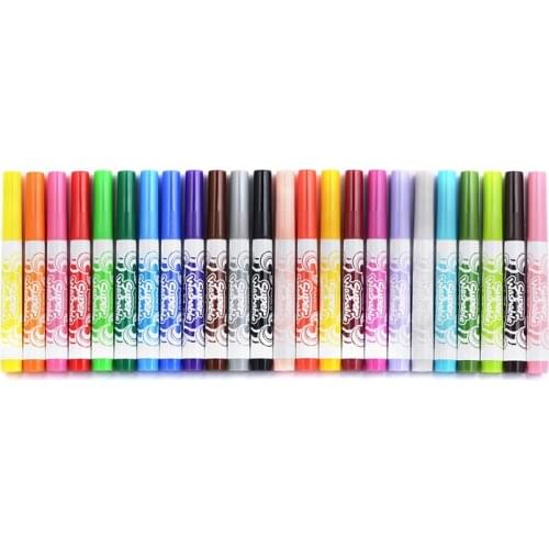 Marco 1632 Safe Non-toxic Thickness Water Color Pens Washable 12/24/36 Colors Art Markers for Kids Drawing Art Supplies