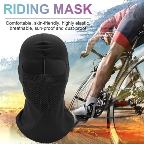 Motorcycle Full Cover Face Mask Cycling Balaclava Hat Lycra Outdoor Windproof Breathable Cycling Ski Biker Helmet Balaclava Neck