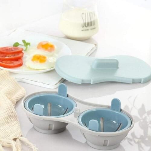 Egg Cooker Steamer Double Type Microwave Cup 2020 New Hot Cavity Large Capacity Design