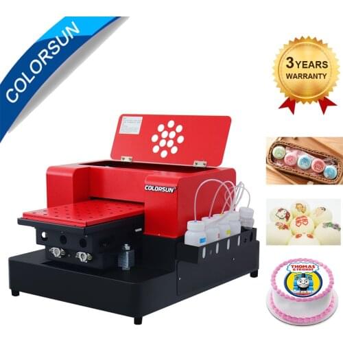 Colorsun New A4 Food Printer Edible Paper printer Fondant Cake Macaroons Food Printer with edible ink