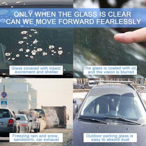 Car Windshield Wiper Glass Washer Auto Solid Cleaner Effervescent Spray Concentrated Clean Washer Tablet Household Accessories