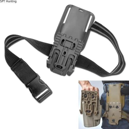 Tactical Thigh Strap Drop Leg Holster QLS 19 22 Mid-low Belt Holster Loop For Safa Series Gun Holster Accessories