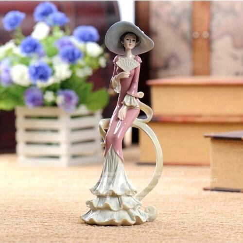 European - style resin home decorations noble figures living room Victoria girls Decoration wedding gifts(A203)