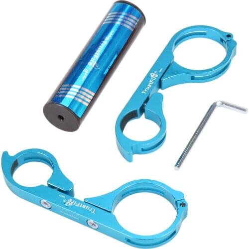 Bicycle Double Handlebar Extender with Allen Key Lamp Holder for Bicycle Lights Flashlights Bicycle Accessories