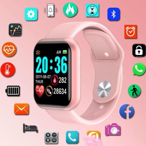 D20Smart Watch Waterproof Smartwatch For Android IOS Smart Watch Kid Men Women Heart Rate Monitor Blood Pressure Anti-lost Sport