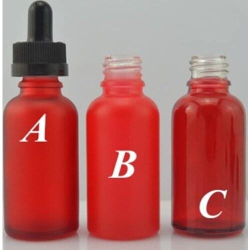 330pcs*30ml Empty Luxury Matte White Jade Essentail Oil Bottle with basket Dropper Cap for e juice 1oz glass dropper bottles