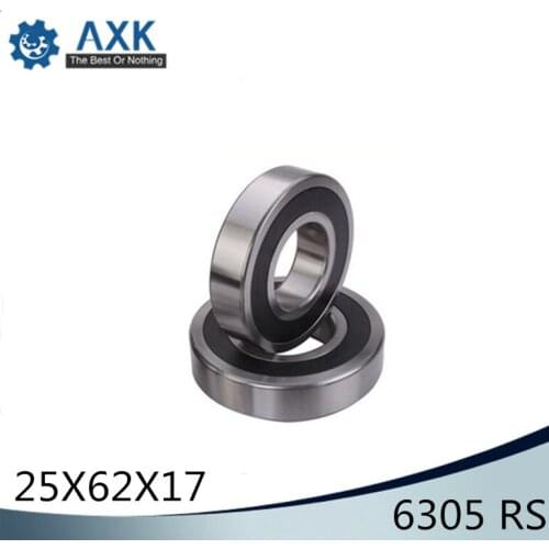 6305RS Bearing ABEC-3 (1 PCS) 25*62*17 mm Deep Groove 6305-2RS Ball Bearings 6305RZ 180305 RZ RS 6305 2RS EMQ Quality