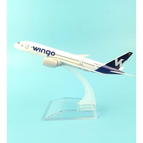 AIRLINER 16CM BOEING 787 WINGO AIRWAYS METAL ALLOY MODEL PLANE AIRCRAFT MODEL TOYS AIRPLANE TOYS FOR CHILDREN BIRTHDAY GIFTS