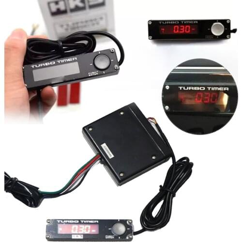 Car Universal Delayer set With digital display Turbo timer Turn off delay lightweight Time Delayer Extinguisher red-ray