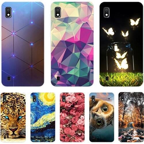 Case For Samsung Galaxy A10 A70 A50 A30 A40 A20 Phone Case Silicone Soft TPU Cover For Samsung A10 A50S Cute Flower cat Bumper