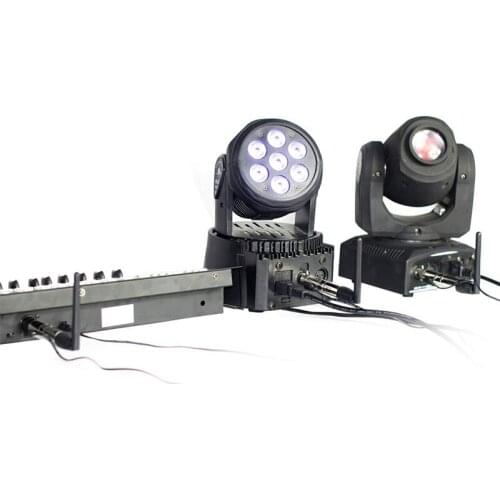 Dmx512 2.4G Ism Wireless 3Pcs Transmitter Receiver Kit For Party Dj Show Club Disco Ktv Stage Light Us Plug