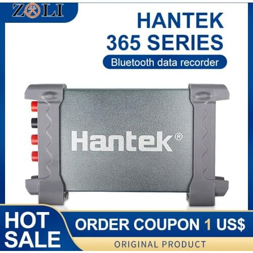 Hantek 365D/E/F Virtual oscilloscope USB/Bluetooth Data Logger multimeter Current ResistanceCapacitance Isolated supports IPAD