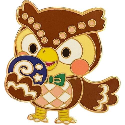 Custom Animal Crossing Iron Zinc Material Soft Hard Enamel Brooch Lapel Pin Factory Direct Can Be Customized With Your Logo