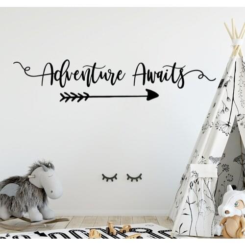 Creative adventure awaits Wall Stickers Modern Fashion Wall Sticker Living Room Children Room Home Decoration