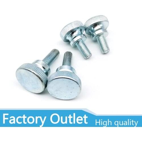 1/2/5pcs M3 M4 M5 M6 M8 M10 DIN464 GB834 Knurl High Step Head Hand Tighten Thumb Screw Curtain Wall Glass Lock Thumbscrew Adjust