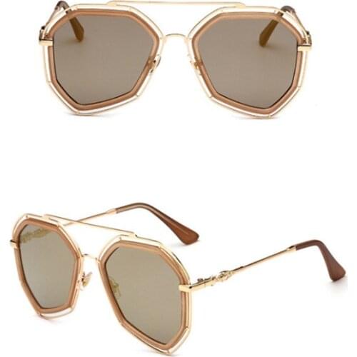 Fashion Polygonal sunglasses personality sunglasses new European and American style man style sunglasses