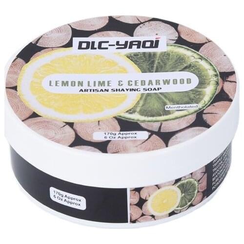 Yaqi LEMON, LIME & CEDARWOOD Atisan 170g Shaving Soap