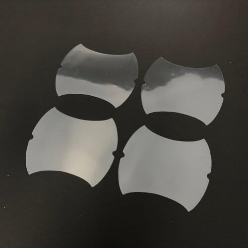 4pcs Car Door Handle Sticker for SEAT Ibiza Leon Toledo Arosa Arona Alhambra Exeo FR Supercopa Mii Altea Cordoba cupra concept