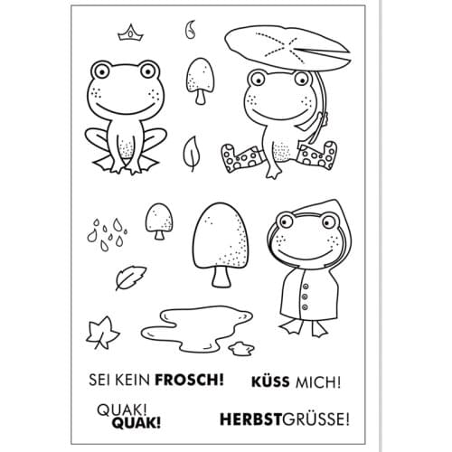 German word Transparent Clear stamp and cutting dies DIY Silicone Seals Scrapbooking /Card Making/Photo Album Decoration