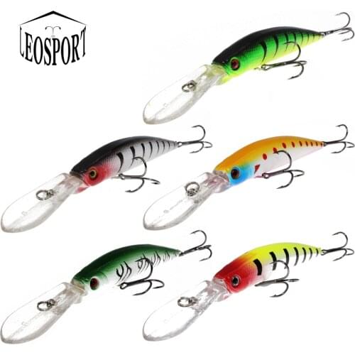 New 1 PCS 14.5cm / 15g Wobbler Fishing Lure Big Crank Bait Minnow Bass Trolling Artificial Bait Pike Carp Lures Fishing