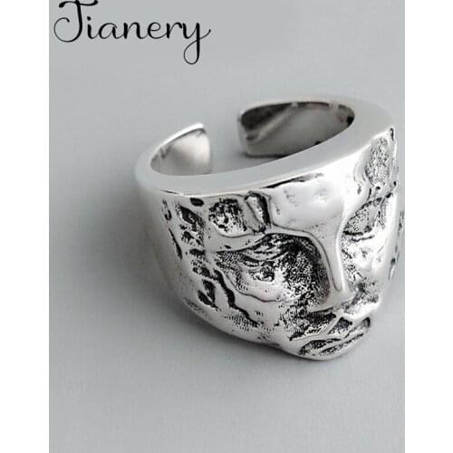 New Charming Fancy Big Finger Ring for Women Vintage Boho Knuckle Party Rings Gothic Punk Jewelry Gifts for Girls 2020