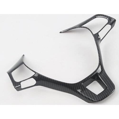 Carbon fiber abs car steering wheel trims decoration for volkswagen t-roc 2017 2018 2019 2020 vw arteon