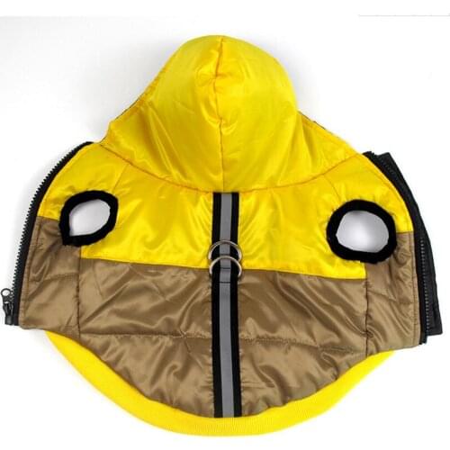 Autumn Waterproof Dog Jacket Coats Reflective Pet Chihuahua Clothes Hood Warm Small Medium Dog Parkas Puppy Jacket XS to XXL