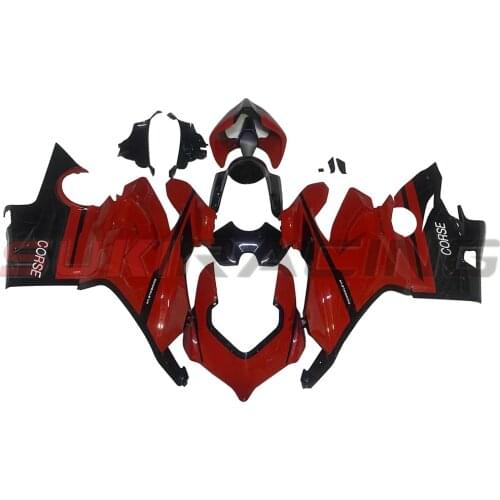 Full Fairing Kit For DUCATI PANIGALE V4 2018 ABS Plastic Red&Black Bodywork Fairing Kit Set Motorcycle Accessories