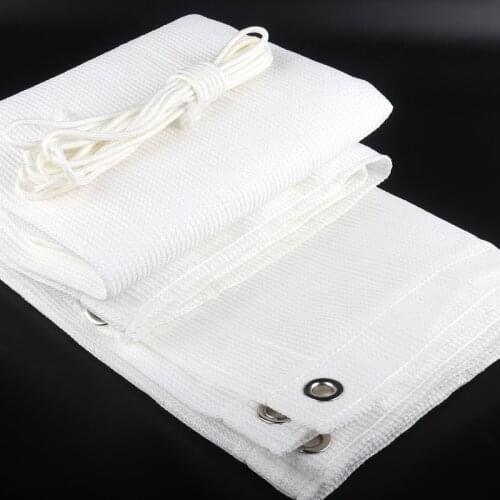 Thicken HDPE White Sun Shade Net Hi-Quality Flower Plants Protection Cover Balcony Safety Privacy Nets Anti-UV Sunshade Net