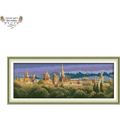 Your Gift F362 14CT 11CT Counted and Stamped Home Decoration Oxford Needlework Needlepoint Embroidery DIY Cross Stitch kits