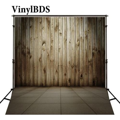 VinylBDS Photography Backdrop Newborn Baby Wooden Wall Fotografia Background Brick Floor Background For Photo Shoot