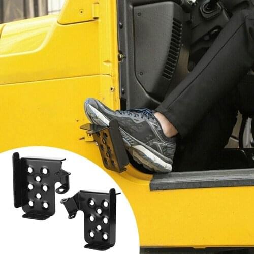 Exterior Door Panels Second Generation Metal Foot Pegs Rest Pedal Accessories for Jeep Wrangler TJ 1997-2006