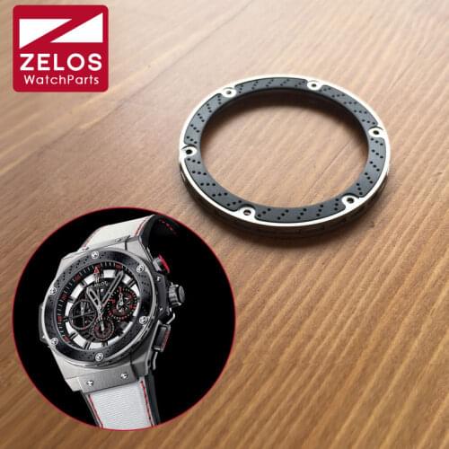 High quality 3 in 1 carbon fibre watch bezel isnert for HUB HUBLOT king power 48mm F1 automatic watch case 703.ZM.1123.NR.FMO10