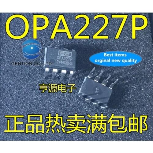 10PCS OPA227P OPA227PA OPA227 high precision low noise operation in stock 100% new and original