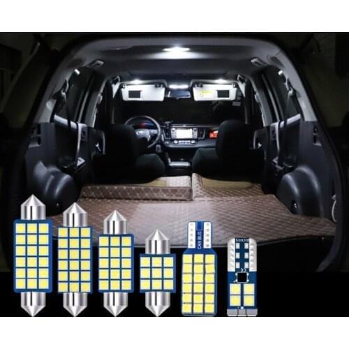 13pcs T10 W5W LED Bulbs Car Interior lights Kit Dome Reading Foot Ambient Light Trunk Lamps For Mercedes Benz GLE W166 2015-2019