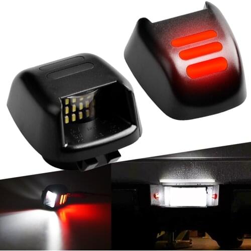 2x Error Free Led License Plate Light For Nissan Navara D40 Frontier 2007 - 2019 ACMAT ALTV Equator Auto Lamp Number Plate Bulbs