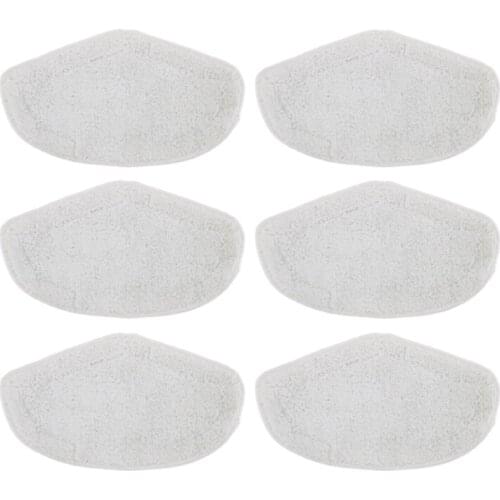6Pcs Replaceable Mop Accessories for POLTI Kit Mop 360 Rotating Cleaning Cloth Head Steam Mop Replacement Cloth