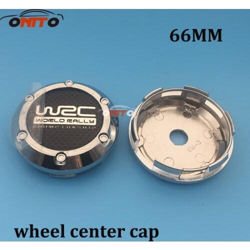 Auto accessories 4pcs/lot 66mm Car Wheel center cap cover for WRC logo Wheel Dust-proof emblem covers car emblem badge cover