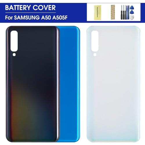 Cover For Samsung Galaxy A50 2019 Back Cover Battery Case Rear Housing Cover For Samsung A50 A 50 A505 A505F A505DS Replacement