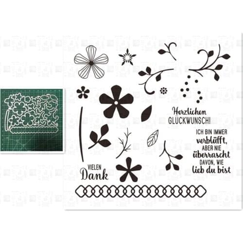 Flower Metal Cutting Dies and Stamps for DIY Scrapbooking Photo Album Decorative Embossing DIY Paper Cards Cut Die 2021