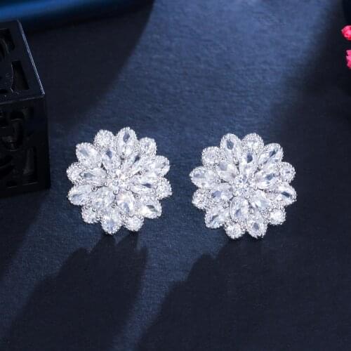 Женские серебрянные серьги Cwwzircons China At AliExpress