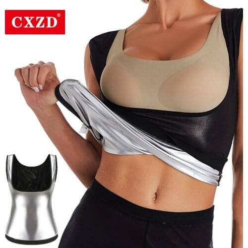 CXZD Womens Waist Trainers Sweat Sauna Vest Body Shaper Slimming Corset Workout Fitness Weight Loss Tank Tops