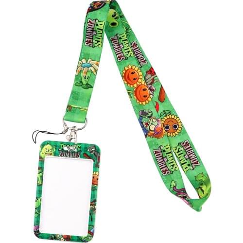 JF0291 Game Green Neck Strap Lanyards Keychain Badge Holder ID Card Passport Hanging Rope Lariat Lanyard Key Ring Accessories
