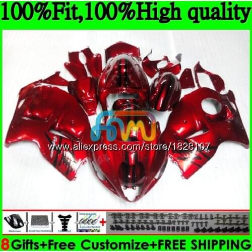 Injection For SUZUKI Hayabusa GSXR 1300 GSXR-1300 57BS.221 GSXR1300 Candy red 08 13 14 15 16 2008 2013 2014 2015 2016 Fairing