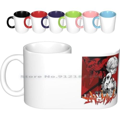 Ayanami Ceramic Mugs Coffee Cups Milk Tea Mug Ayanami Asuka Asuka Evangelion Anime Neon Genesis Classic Anime Anime Girls Anime