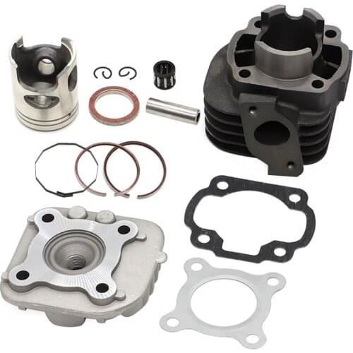 50CC ATV Parts Cylinder Rebuild Engine Top End Kit For Polaris Predator 50 2004 2005 2006 Scrambler Sportsman 50
