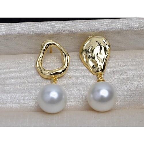 Fashion 925 Sterling Silver Earrings Findings Mountings Settings Jewelry Parts Fittings for Coral Jade Agate Beads Crystal